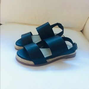 Nude footwear black sandals